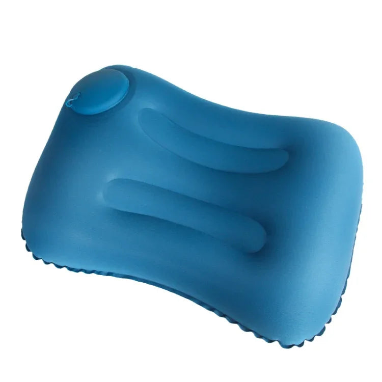 Travel Inflatable Press U-Shaped Neck Guard Pillow, Flocked U009-01（Peacock Green ）, Flocked U009-03（Light Gray）, Flocked U009-04（Medium Blue）, Flocked U009-02（Rose Red）, Flocked U009-05（Dark Blue）, Flocked U009-060（Sky Blue）, Flocked U009-070（Orange）