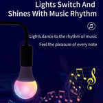 2 قطعة لمبة ذكية LED TY-10W RGB+CCT تحكم بلوتوث عبر الهاتف المحمول تويا