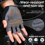 قفازات WEST BIKING YP0211222 نصف أصابع لركوب الدراجات بامتصاص الصدمات، M، L، XL