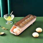Automatically Fill The Egg Storage Box Refrigerator Fresh-Keeping Box, 1 Layers Green, 1 Layers  Blue, 1 Layers Pink