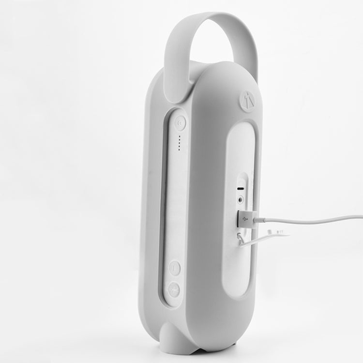 غطاء حماية سيليكون لمكبر صوت Beats Pill +، أسود، رمادي فاتح