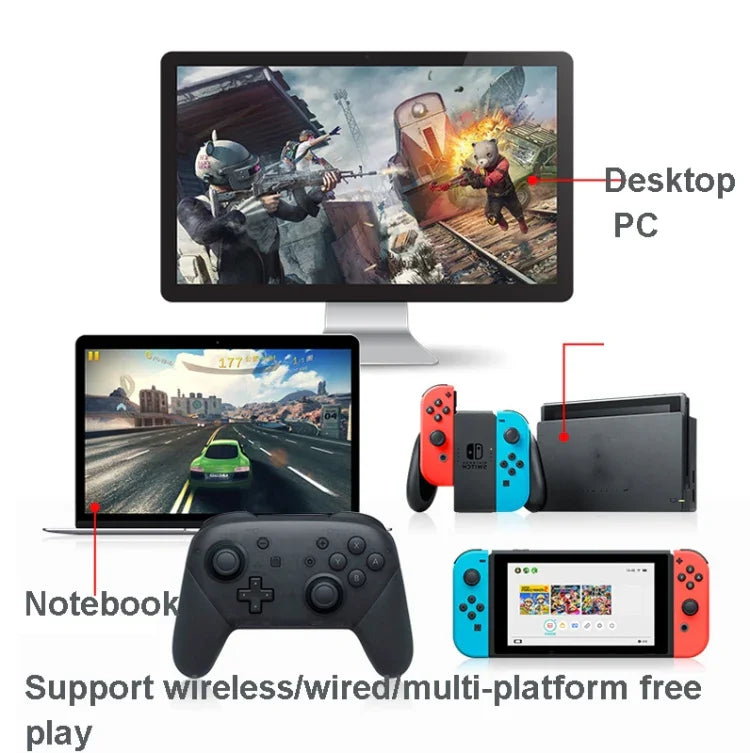 جهاز تحكم لاسلكي L-0326 لجهاز Switch Pro، الطراز: أسود، أخضر وردي، أسود - كامل الوظائف + NFC + تنشيط (1: 1)، أخضر وردي - كامل الوظائف + NFC + تنشيط (1: 1)، أسود - نسخة كاملة الوظائف HD، أخضر - نسخة كاملة الوظائف HD
