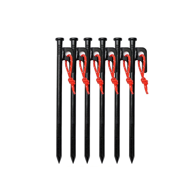 Outdoor Camping Windproof Fixed Canopy Ground Nails, 4 PCS 20cm, 6 PCS 20cm, 8 PCS 20cm, 10 PCS 20cm, 4 PCS 25cm, 6 PCS 25cm, 8 PCS 25cm, 10 PCS 25cm, 4 PCS 30cm, 6 PCS 30cm, 8 PCS 30cm, 10 PCS 30cm, 4 PCS 40cm, 6 PCS 40cm, 8 PCS 40cm, 10 PCS 40cm