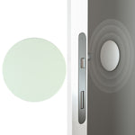 Silent Anti-Collision Silicone Pad For Door Handle, Size: 5cm Round Black, 5cm Round Green, 4.5cm Square Gray, 4.5cm Square Pink, 4.5cm Square Green, 4.5cm Square White, 4.5cm Square Black