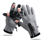 قفازات ركوب رياضية خارجية دافئة بدون أصابع مع شاشة لمس، صيد، M، L، XL، XXL