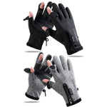 قفازات ركوب رياضية خارجية دافئة بدون أصابع مع شاشة لمس، صيد، M، L، XL، XXL