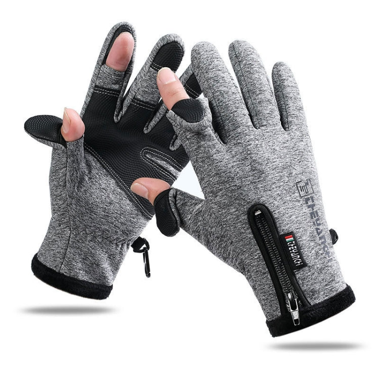 قفازات ركوب رياضية خارجية دافئة بدون أصابع مع شاشة لمس، صيد، M، L، XL، XXL