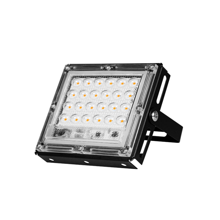 مصباح نمو نباتات LED مقاوم للماء بطيف كامل، وصول بثلاثة أسلاك، 24 حبة، 25 واط