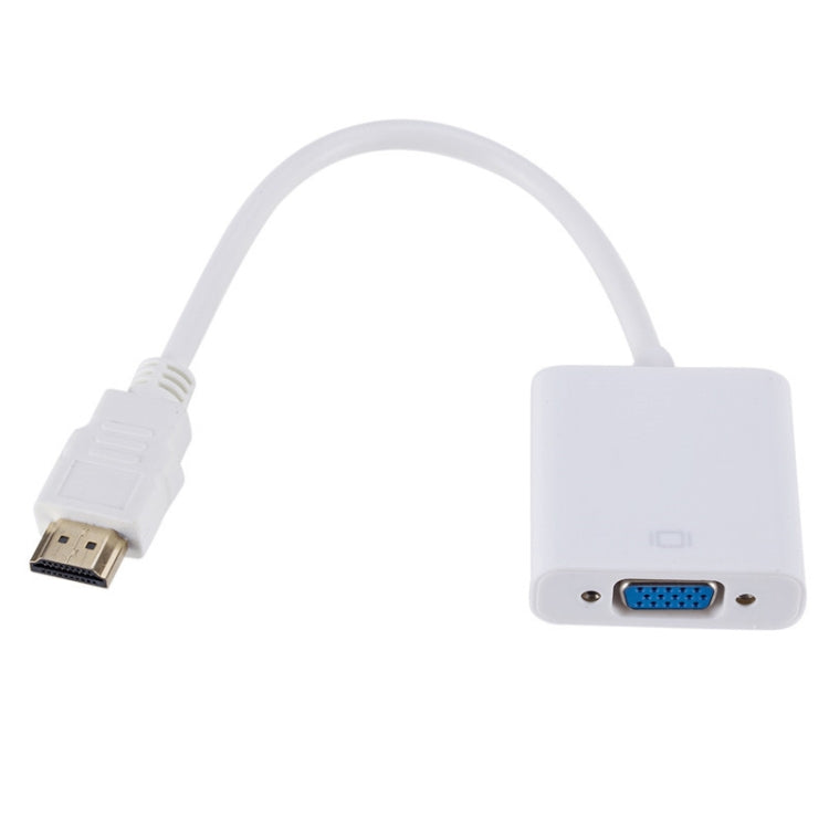 محول ZHQ007 بدقة HD 1080P من HDMI إلى VGA، أبيض، أسود
