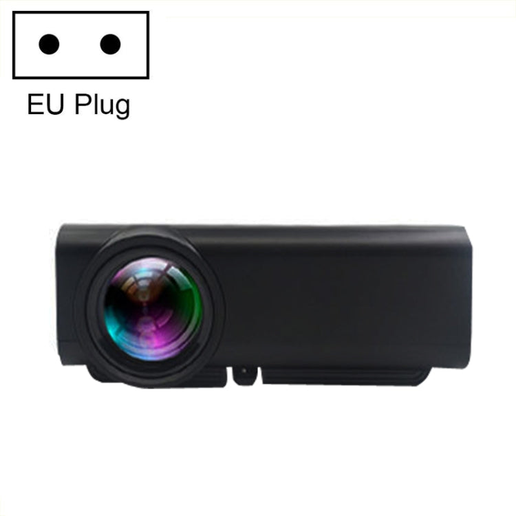 جهاز عرض صغير LED منزلي YG530 بدقة HD 1080P، قابس أمريكي، قابس أوروبي، قابس بريطاني، قابس أسترالي