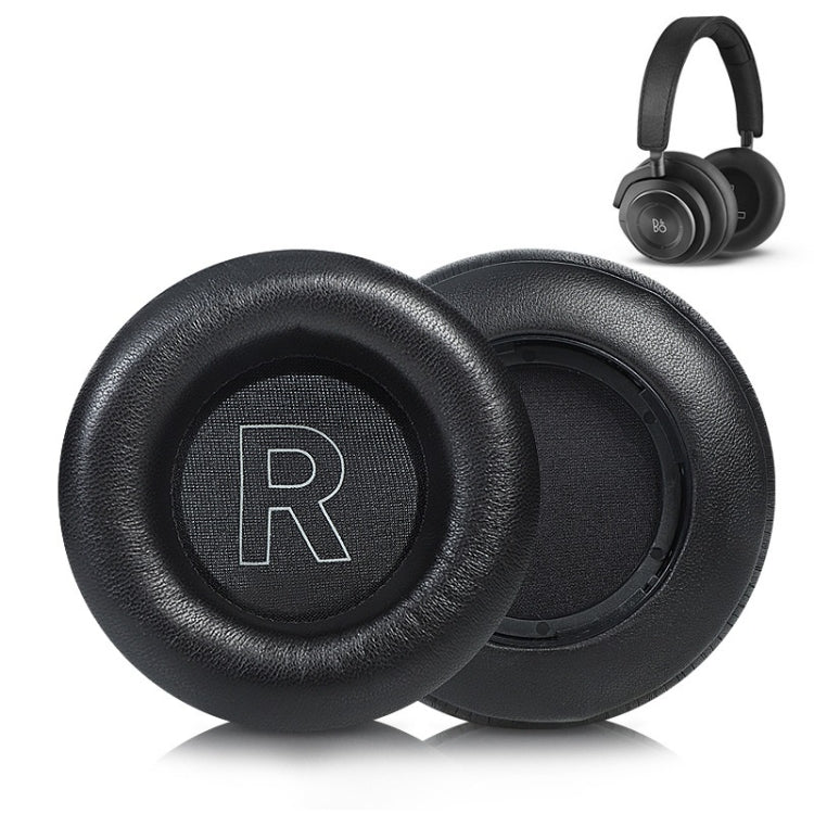 زوج سماعات إسفنجية من جلد أصلي لسماعات B&O BeoPlay H7 / H9 / H9i، H7 / H9 / H9i (أسود)، H7 / H9 / H9i (مشمشي)