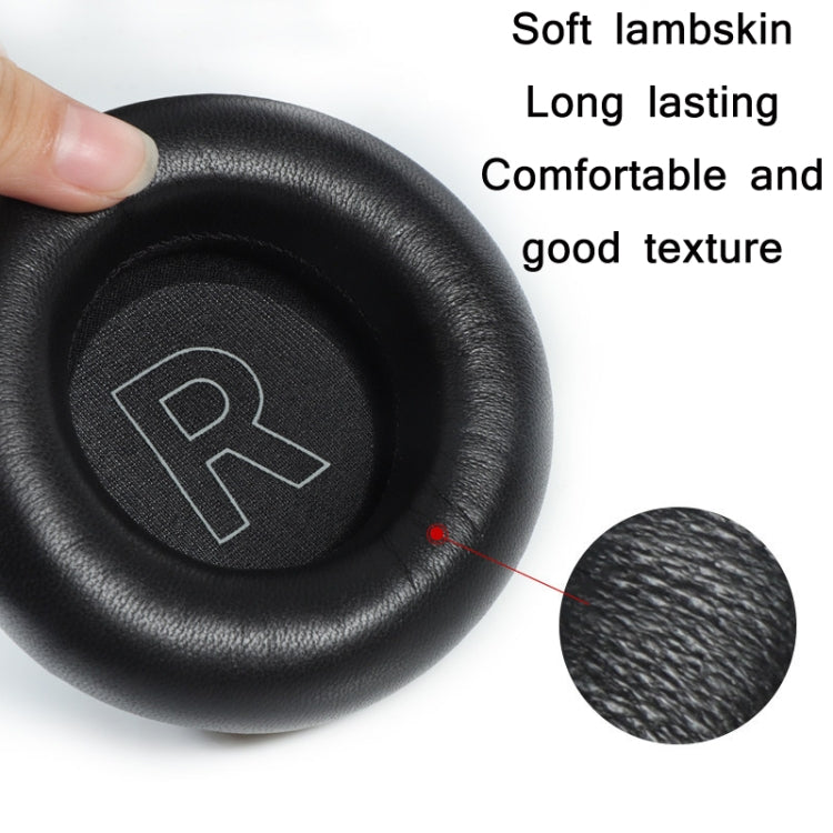 زوج سماعات إسفنجية من جلد أصلي لسماعات B&O BeoPlay H7 / H9 / H9i، H7 / H9 / H9i (أسود)، H7 / H9 / H9i (مشمشي)