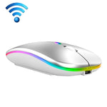 فأرة لاسلكية ملونة مضيئة C7002 بدقة 2400 DPI بأربعة أزرار، 2.4G أبيض، 2.4G ذهبي وردي، 2.4G أسود، 2.4G فضي رمادي، أوضاع مزدوجة أبيض، أوضاع مزدوجة أسود، أوضاع مزدوجة فضي، أوضاع مزدوجة ذهبي