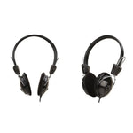سماعة رأس Soyto SY808MV للصفوف الدراسية عبر الإنترنت والمكاتب، طول الكابل: 1.6 متر، أسود 3.5 مم، أسود 6.5 مم
