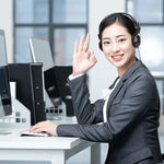 سماعة رأس Soyto SY808MV للصفوف الدراسية عبر الإنترنت والمكاتب، طول الكابل: 1.6 متر، أسود 3.5 مم، أسود 6.5 مم