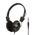سماعة رأس Soyto SY808MV للصفوف الدراسية عبر الإنترنت والمكاتب، طول الكابل: 1.6 متر، أسود 3.5 مم، أسود 6.5 مم