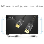 كابل شاشة DP1.4 إصدار 8K DisplayPort ذكر إلى ذكر، 0.5 متر، 1 متر، 1.5 متر، 2 متر، 3 متر، 5 متر، 7 متر، 10 متر
