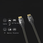 كابل شاشة DP1.4 إصدار 8K DisplayPort ذكر إلى ذكر، 0.5 متر، 1 متر، 1.5 متر، 2 متر، 3 متر، 5 متر، 7 متر، 10 متر