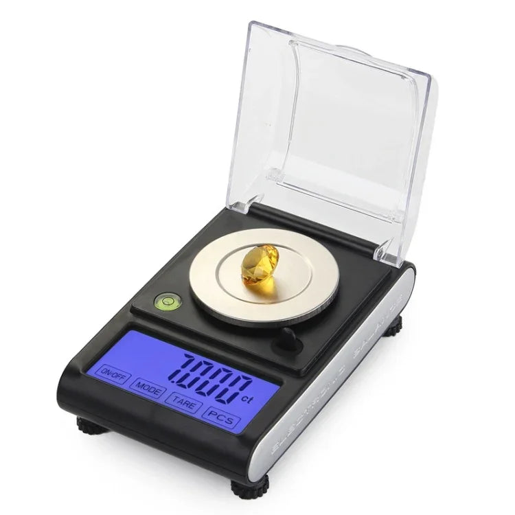 ميزان ماسة قيراط، ميزان مجوهرات إلكتروني دقيق، 50g / 0.001g