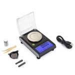 ميزان ماسة قيراط، ميزان مجوهرات إلكتروني دقيق، 50g / 0.001g