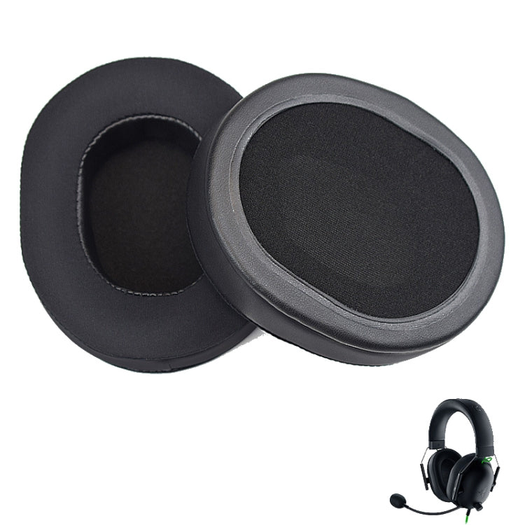 1 Pair Earpads For Razer BlackShark V2 X / V2 USB Headset, Color: Black Gel, Black Mesh, Black Gel, Black+Green Mesh