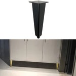 أرجل حوامل أثاث قابلة للتعديل من الألمنيوم بالكامل، الارتفاع: 8 سم، 10 سم، 12 سم، 15 سم، 18 سم، 20 سم، 23 سم، 25 سم، 27 سم، 30 سم، 33 سم، 35 سم