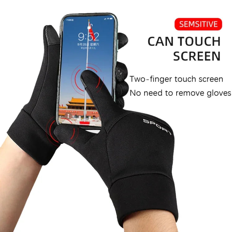 قفاز مخملي مقاوم للانزلاق للرياضات الخارجية، M، L، XL