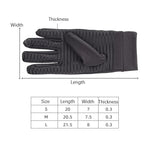 Copper Fiber Pressure Sports Fitness Anti-Slip Gloves, Size:, S, M, L
