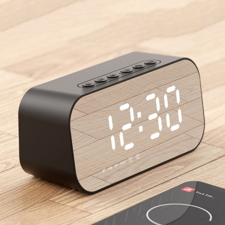 مكبر صوت بلوتوث صغير Havit M3 مع ساعة مرآة ومضخم صوت، المواصفات: 1200mAh (أسود)، 1200mAh (أبيض)