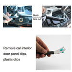 Car Stainless Ateel Audio Navigation Door Panel Crowbar, 2 PCS Stainless Steel
