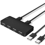 موزع USB 2.0 متعدد الوظائف 2 في 4 مخارج