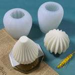 Scented Candle Silicone Mold DIY Handmade Soap Mold, Sector