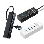 محول موزع 4 منافذ USB 2.0، طول الكابل: 15 سم، النمط: بدون شريط إضاءة، مع شريط إضاءة أسود، مع شريط إضاءة أبيض