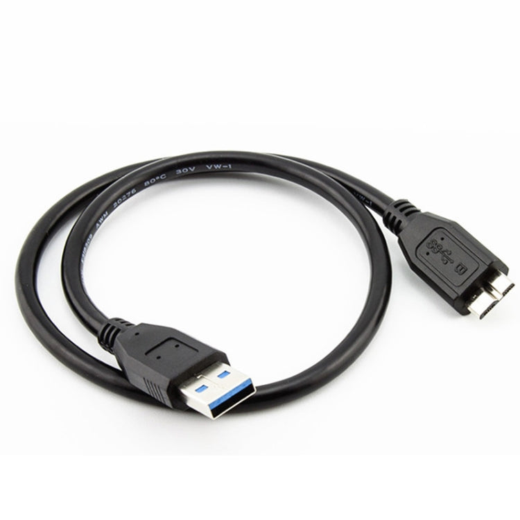 كابل بيانات USB 3.0 ذكر إلى Micro USB للقرص الصلب الخارجي المحمول، طول الكابل: 1.8 متر