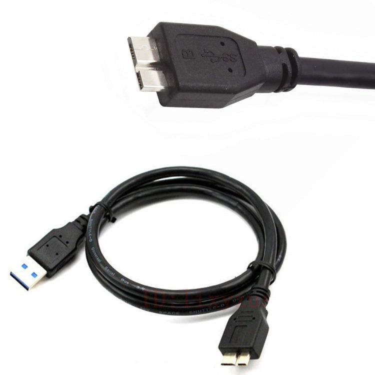 كابل بيانات USB 3.0 ذكر إلى Micro USB للقرص الصلب الخارجي المحمول، طول الكابل: 1.8 متر