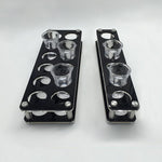 Acrylic Round Hole Wine Glass Holder, 6 Grids, 12 Grids