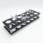 Acrylic Round Hole Wine Glass Holder, 6 Grids, 12 Grids