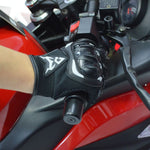 قفازات موتوسيكل قابلة للتنفس تعمل باللمس من MOTOCENTRIC 13-MC-010، M، XL