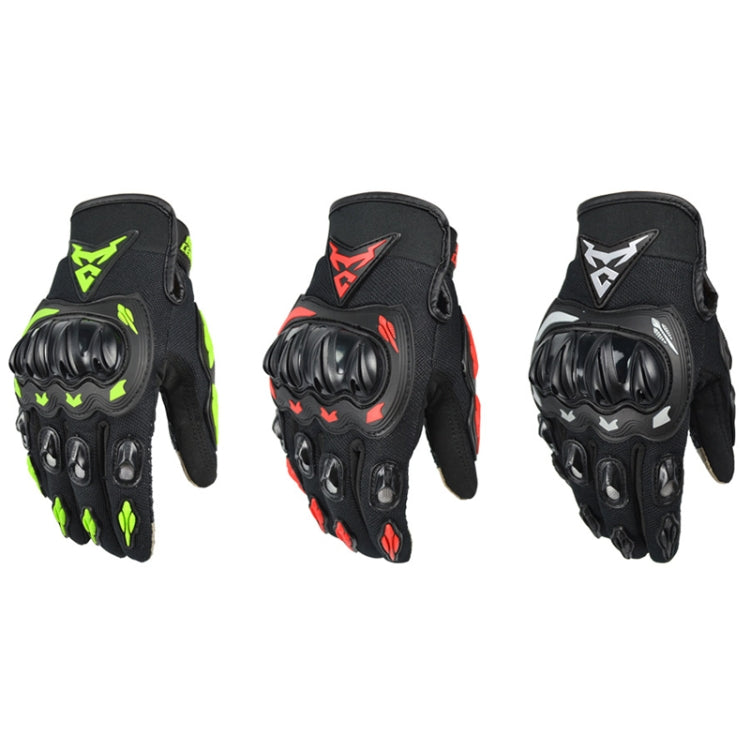 قفازات موتوسيكل قابلة للتنفس تعمل باللمس من MOTOCENTRIC 13-MC-010، M، XL