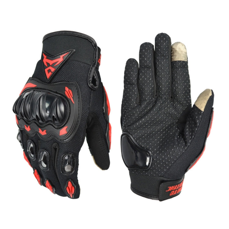 قفازات موتوسيكل قابلة للتنفس تعمل باللمس من MOTOCENTRIC 13-MC-010، M، XL
