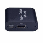 بطاقة التقاط فيديو USB إلى HDMI بدقة HD تدعم 4K X 2K
