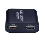بطاقة التقاط فيديو USB إلى HDMI بدقة HD تدعم 4K X 2K