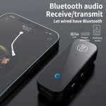 2 In 1 Bluetooth Receiving Transmitter AUX Car Adapter TV Computer Audio Transmitter, B28