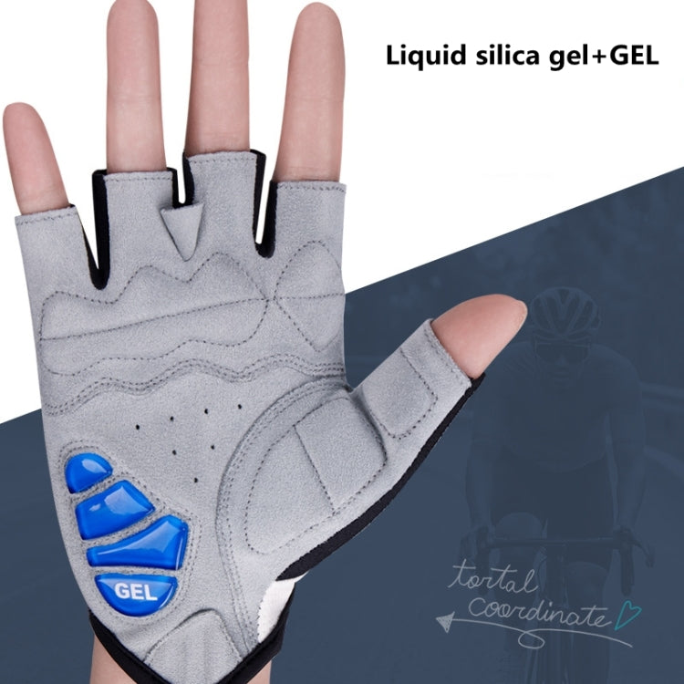قفازات دراجة نصف أصابع GIYO S-14 مع وسادة امتصاص الصدمات من الجل، S، M، L، XL، XXL