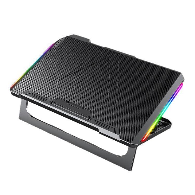 مبرد لابتوب NUOXI Q9 مع تأثير إضاءة RGB