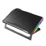 مبرد لابتوب NUOXI Q9 مع تأثير إضاءة RGB