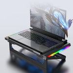 مبرد لابتوب NUOXI Q9 مع تأثير إضاءة RGB