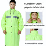 معطف مطر عاكس للركوب للكبار X18 Siamese، XL, XXL, XXXL, XXXXL