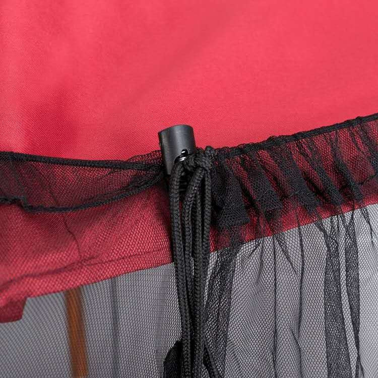 غطاء مظلة خارجي مضاد للبعوض HY-0205 بمقاس 300 × 230 سم، مظلات مربعة، خيام قابلة للطي
