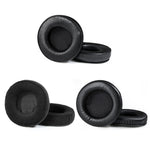 2 قطع واقيات أذن لسماعات Audio-Technica AD1000X AD2000X AD900X AD700X، النمط: جلد بروتين أسود، جلد بروتين أسود سميك، فلانيل أسود، جلد حمل أسود، شريط رأس صلب، شريط رأس مجوف